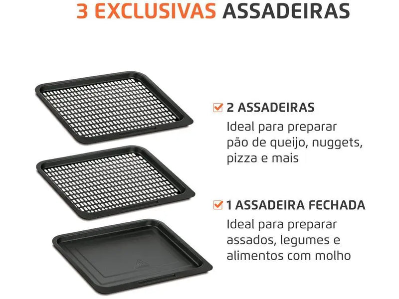 Air Fryer Mondial Fritadeira Elétrica sem Óleo Forno Oven AFON 220V