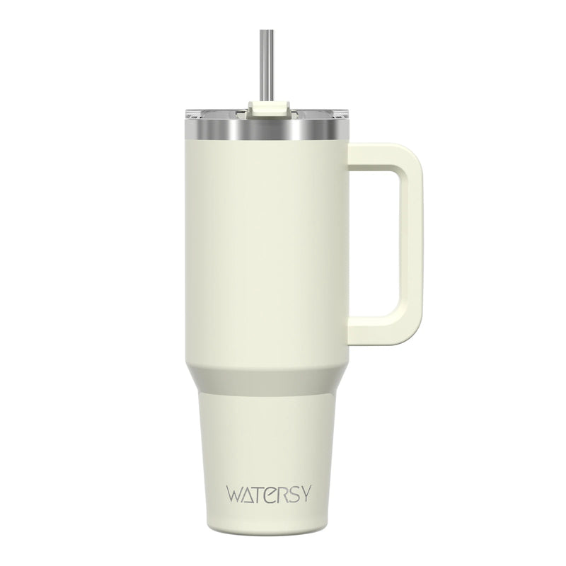 Caneca Térmica Watersy Com Alça e Tampa de Aço Inoxidável